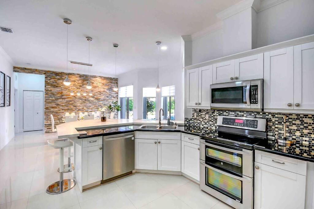 Miami 5Br Villa W Heated Pool, Games & Bbq L01 Cutler Bay Zewnętrze zdjęcie