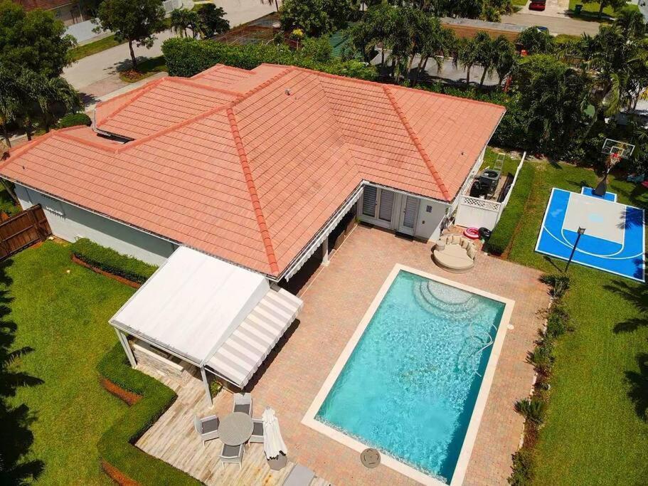 Miami 5Br Villa W Heated Pool, Games & Bbq L01 Cutler Bay Zewnętrze zdjęcie