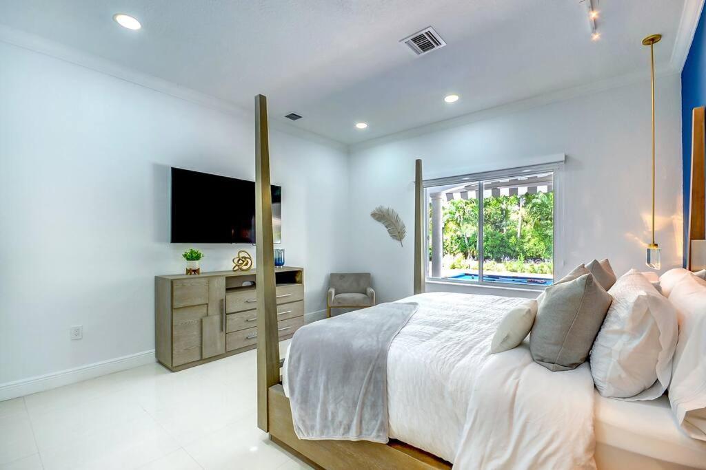 Miami 5Br Villa W Heated Pool, Games & Bbq L01 Cutler Bay Zewnętrze zdjęcie